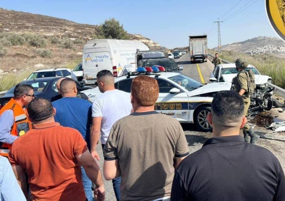 إصابة جنديين صهيونيين في عملية دهس جنوب نابلس واستشهاد المنفذ